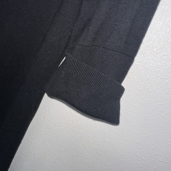 Banana Republic women's  Black Cardigan Bottom Up Short Sleeve Size L - Picture 9 of 11